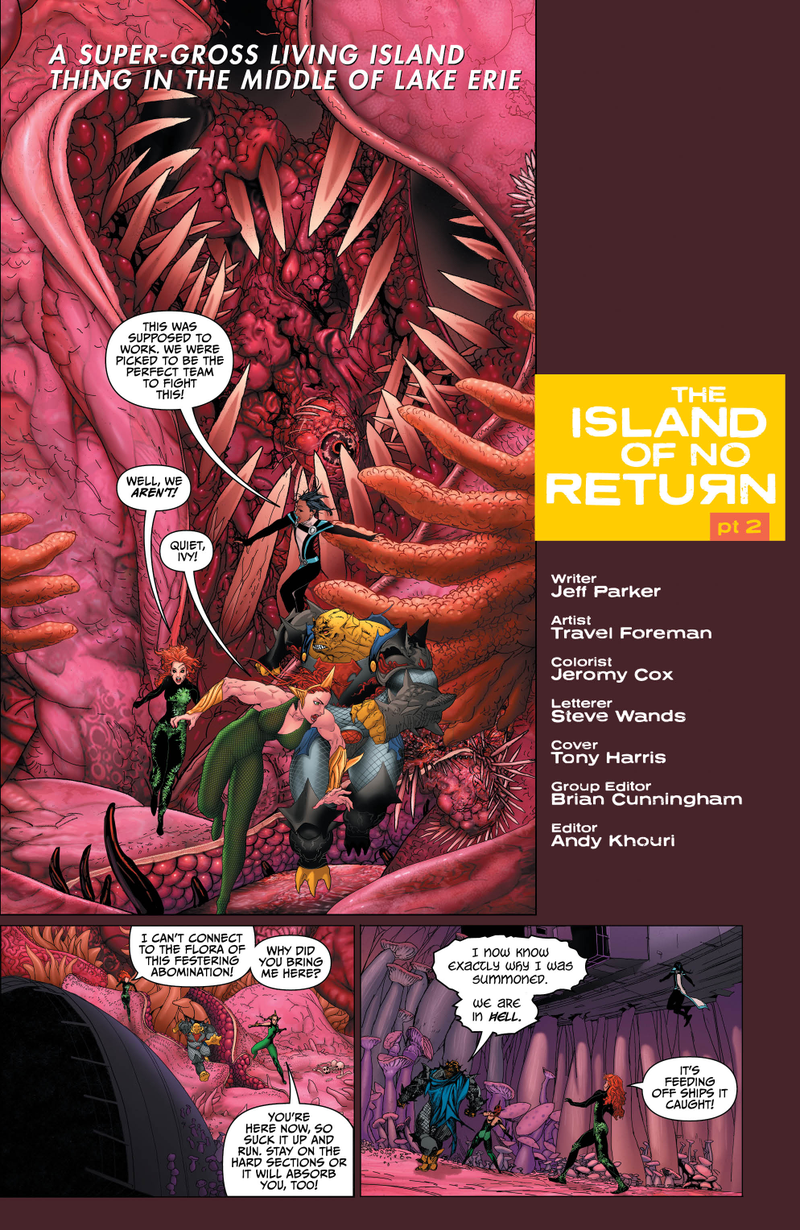 Illustration for article titled Exclusive DC preview: An unlikely team assembles in Justice League United #12